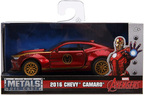 Marvel 1:32 Iron Man 2016 Chevy Camaro Diecast Car