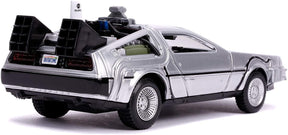 Back to The Future Part II DeLorean Time Machine 1:32 Die Cast Vehicle