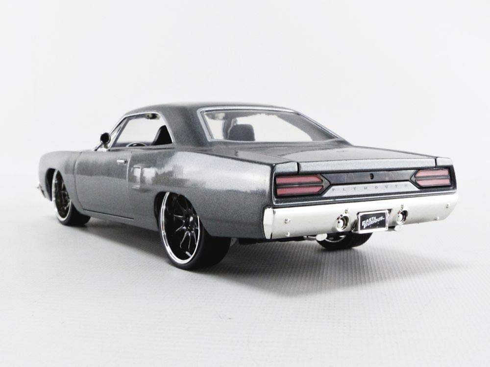 Fast & Furious Dom's Grey 1970 Plymouth Road Runner 1:24 Die Cast Vehicle