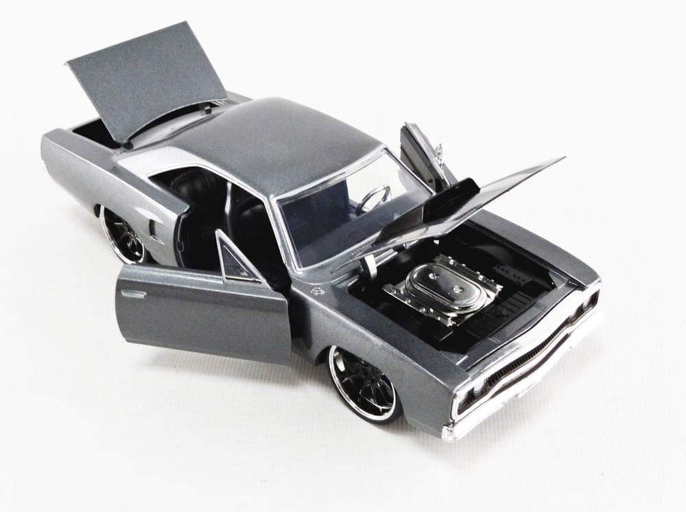 Fast & Furious Dom's Grey 1970 Plymouth Road Runner 1:24 Die Cast Vehicle