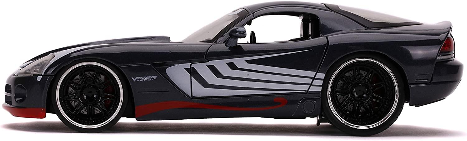 Marvel 1:24 Venom 2008 Dodge Viper SRT10 Diecast Car and Figure