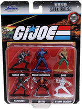 G.I. Joe Nano Metalfigs 6 Pack | 1.65 Inch Die-Cast Metal Figures
