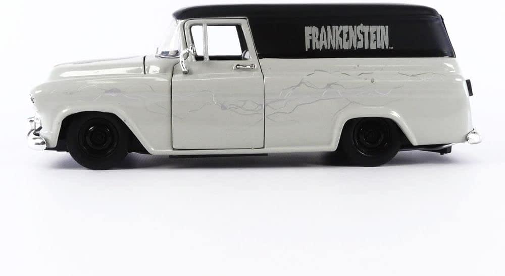 Universal Monsters 1:24 Frankenstein 1957 Chevy Suburban Diecast Car and Figure