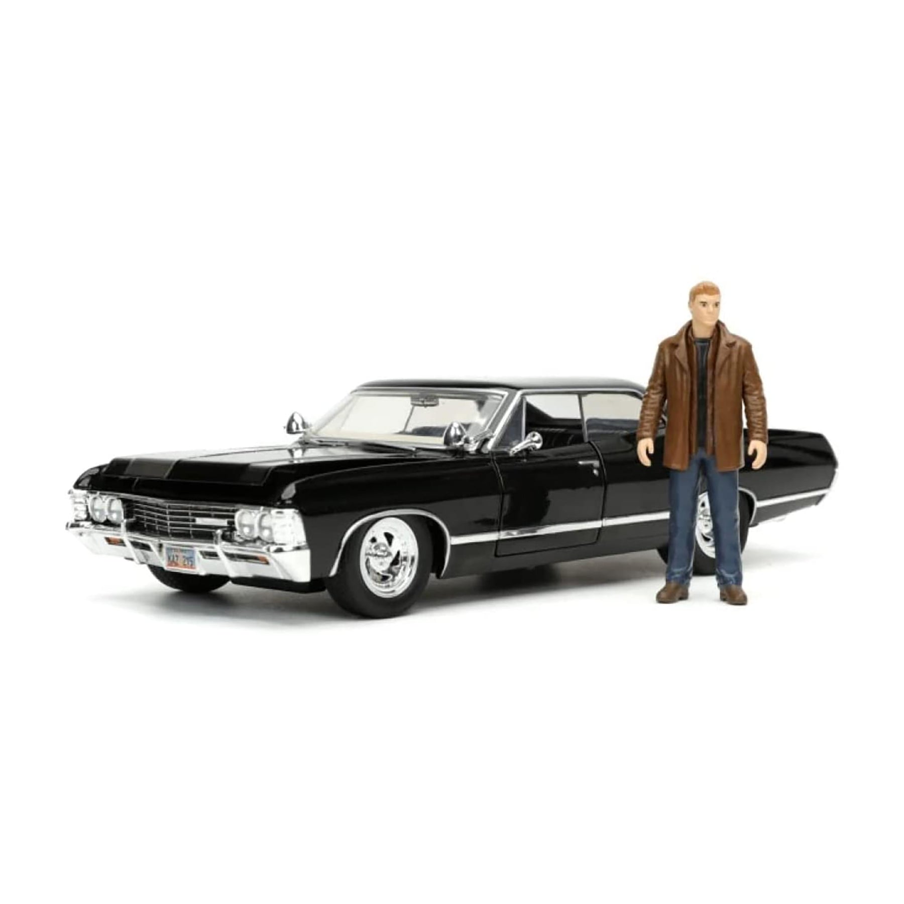 Supernatural 1:24 Dean 1967 Chevy Impala Diecast Car and Figure
