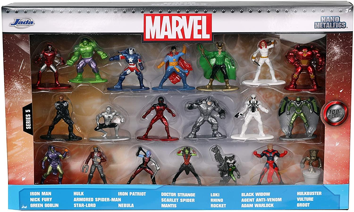 Marvel Wave 5 Nano Metalfigs  20 Pack | 1.65 Inch Die-Cast Metal Figures