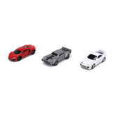 Fast and Furious 1.65 Inch Nano 3-Pack Wave 4 Diecast Cars