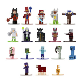 Minecraft Wave 7 Nano MetalFigs 18 Pack | 1.65 Inch Diecast Metal Figures