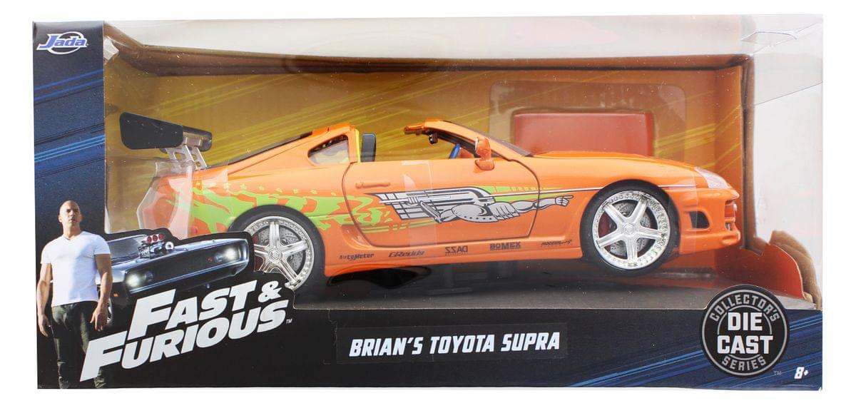Fast & Furious 1:24 Diecast Vehicle: Brian's Toyota Supra, Orange