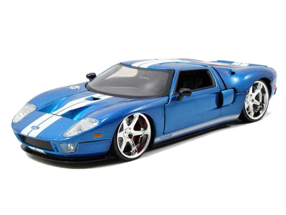 Fast & Furious 1:24 2005 Ford GT Blue Diecast Replica