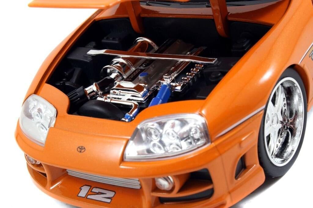 Fast & Furious 1:18 Diecast Vehicle: Orange Toyota Supra