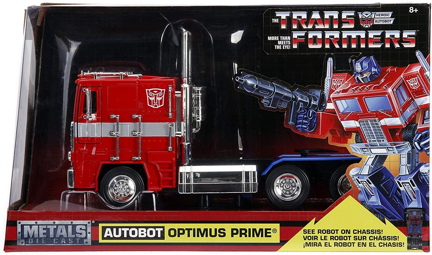 Transformers G1 Optimus Prime Truck 1:24 Die Cast Vehicle