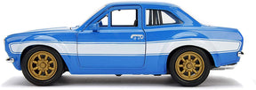 Fast & Furious Brian's Blue Ford Escort RS2000 MK1 1:24 Die Cast Vehicle