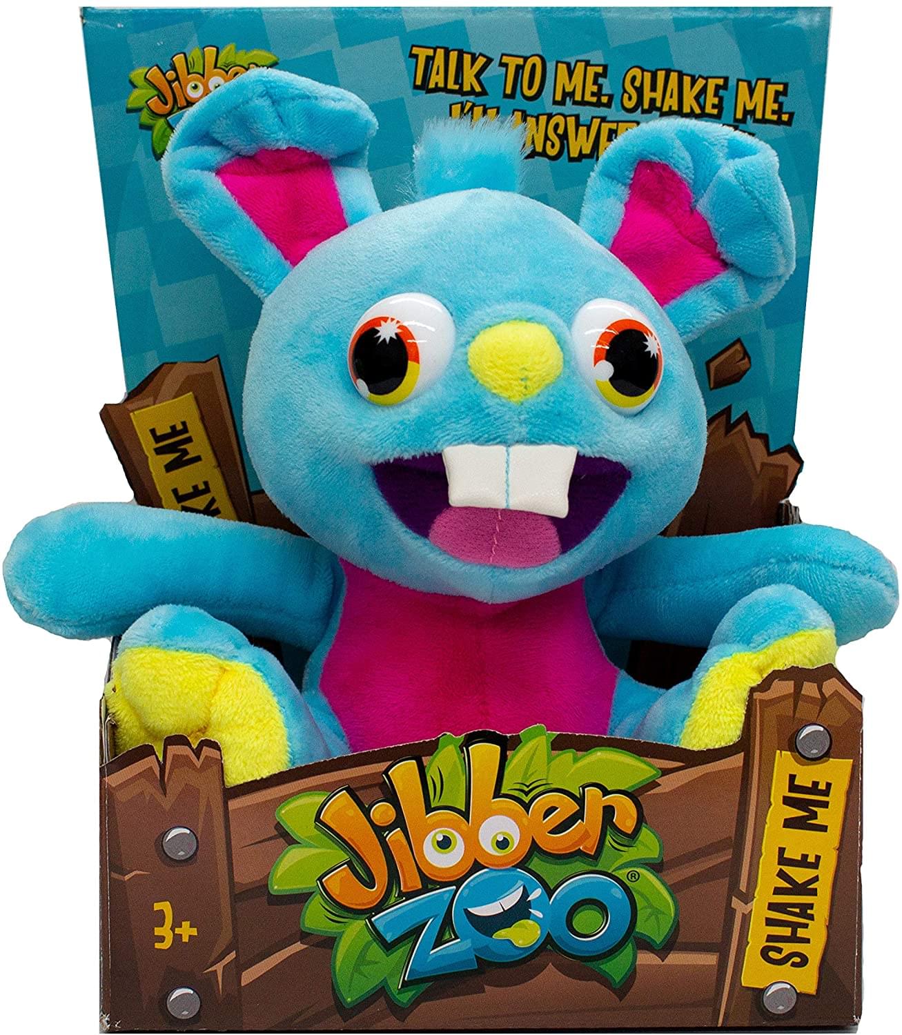 Jibber Zoo Interactive Plush Toy | Hoppy Bunny