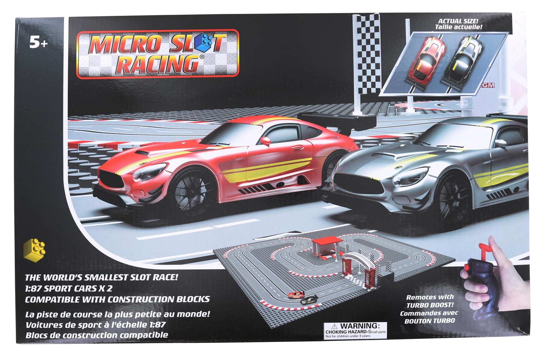 Micro Slot Racing USB Powered Race Cars | Large Track