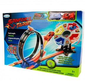 SpinForce Target | 2 Pull Back Cars and Track