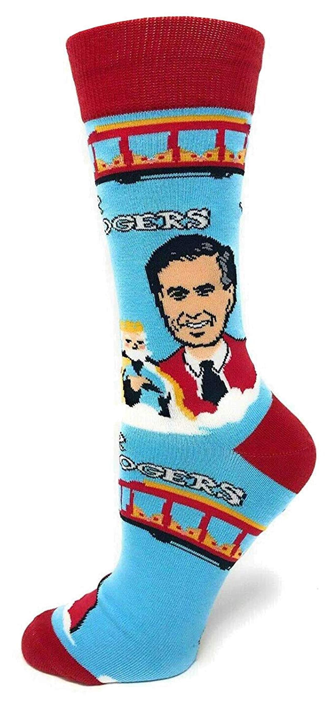 Mister Rogers Neighborhood Good Day Men's Crew Socks | One Size