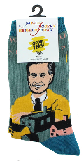 Mister Rogers Be My Neighbor Women's Crew Socks | One Size