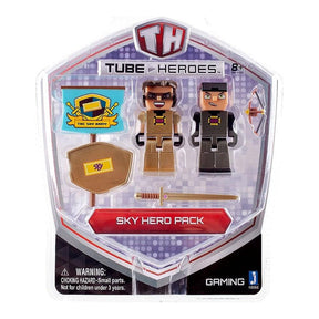 Tube Heroes Sky Hero 2-Pack 3" Action Figure