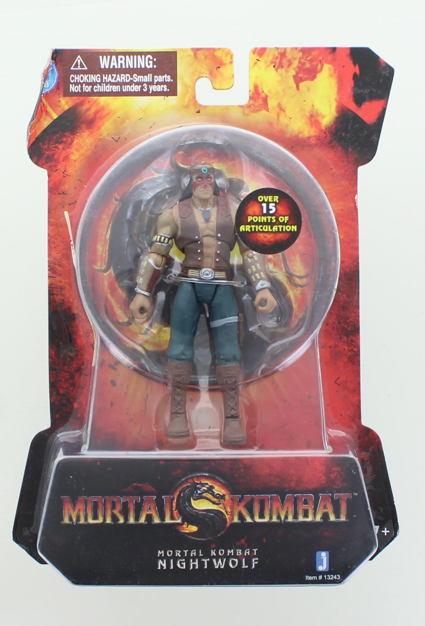 Mortal Kombat 4 Inch Nightwolf Action Figure | Damaged Package