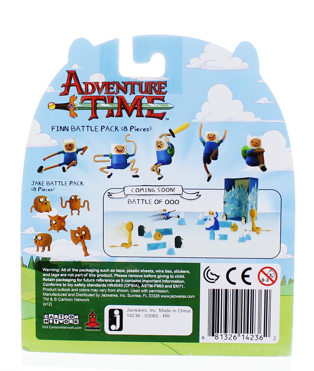 Adventure Time 8-Figure Finn Battle Pack