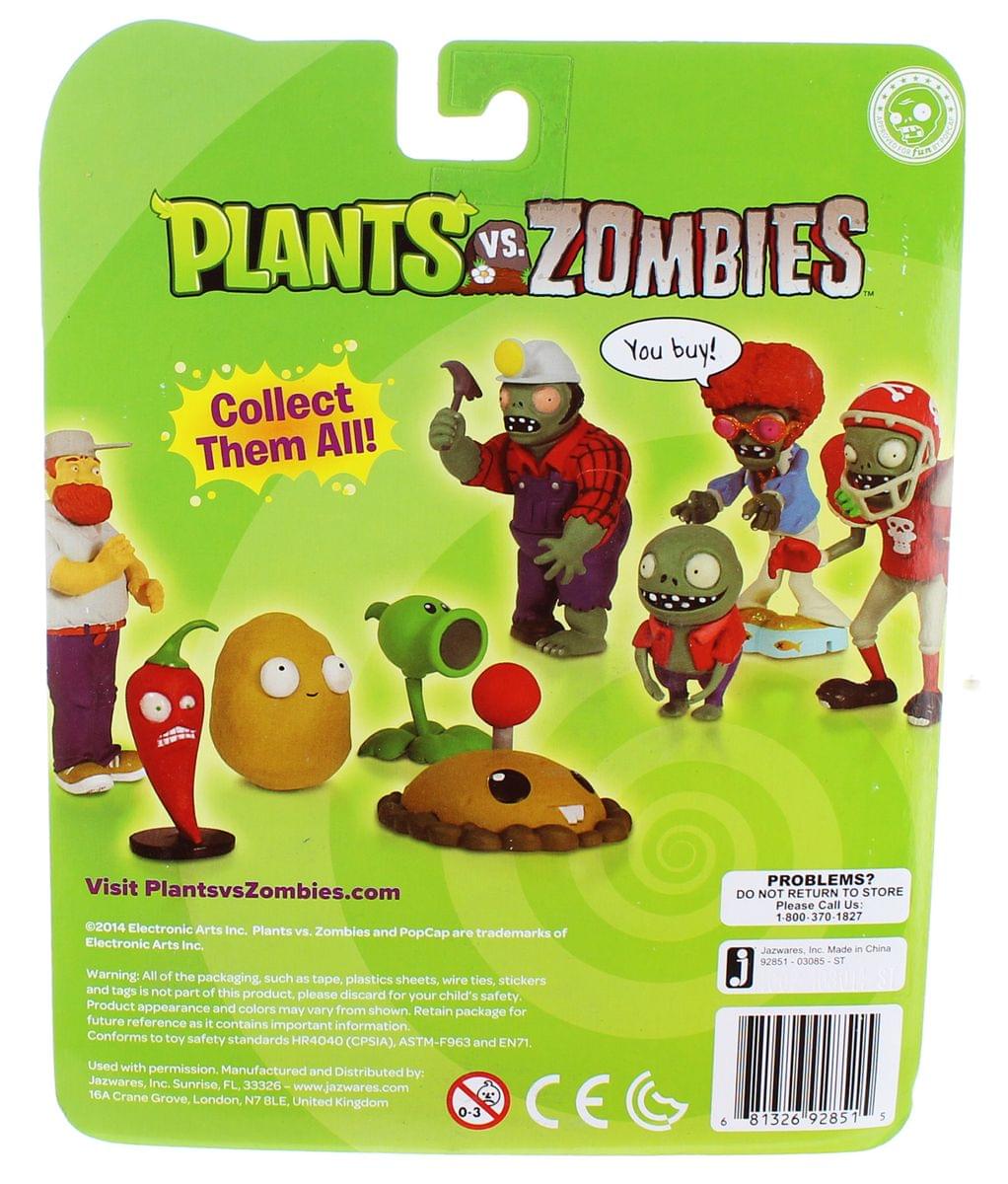 Plants Vs Zombies Tomb Raiser Zombie & Bloomerang 3 Action