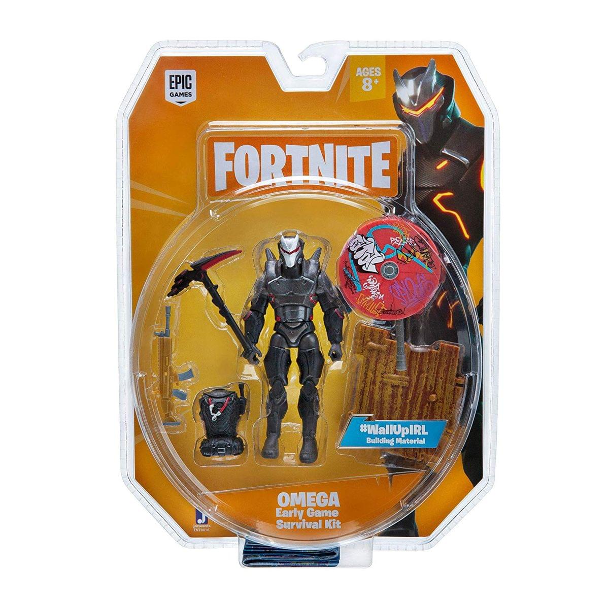 Fortnite 4-Inch Action Figure Early Game Survival Kit - Omega