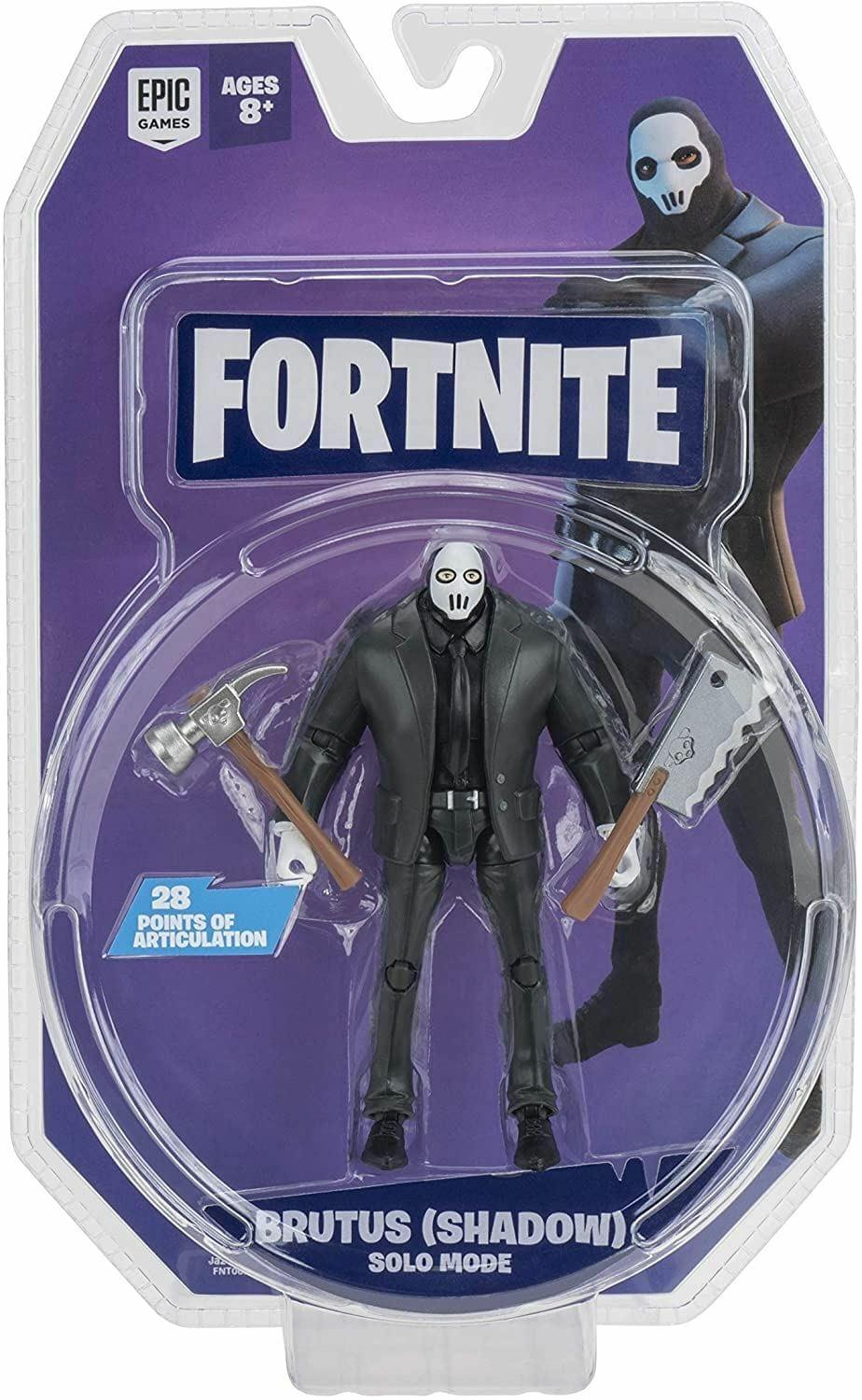 Fortnite Solo Mode 4 Inch Action Figure | Brutus (Shadow)