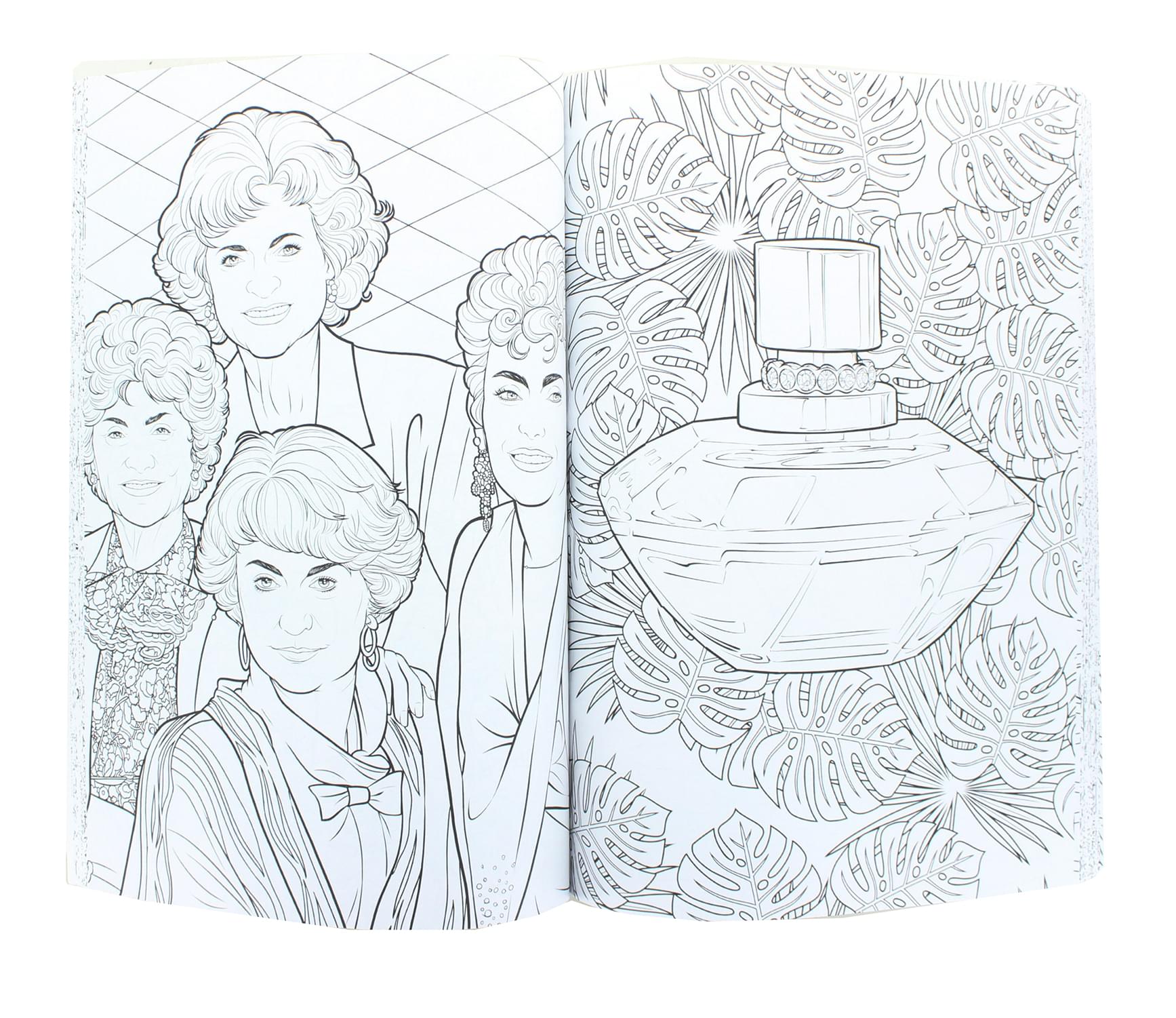 The Golden Girls Art of Coloring Book | 100 Images to Inspire Creativity