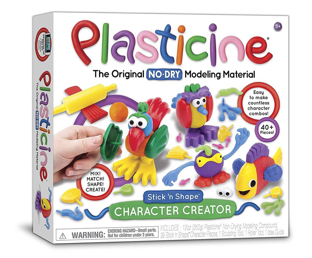 Plasticine No-Dry Modeling Clay Character Creator Kit