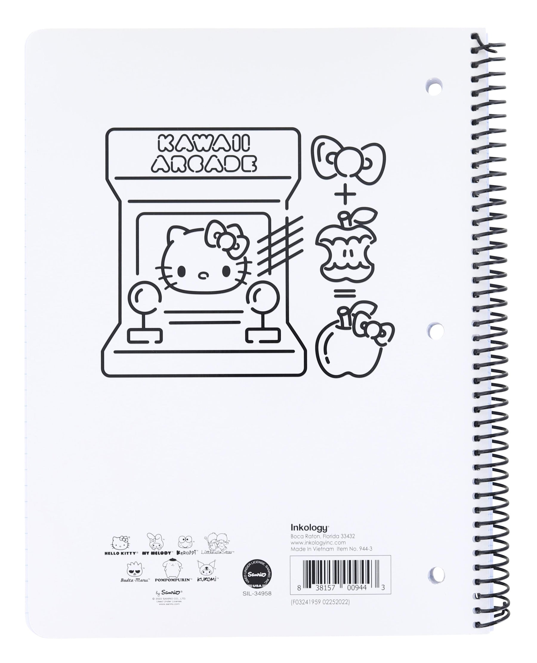 Hello Kitty And Friends Spiral Notebook