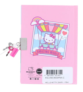 Hello Kitty Lets Go Locking Diary