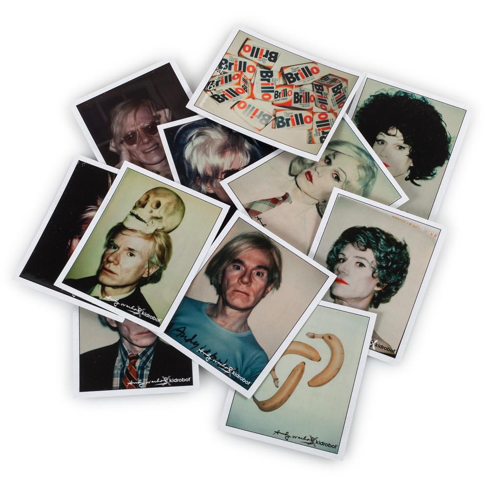 Kidrobot Andy Warhol Polaroid Prints, Set of 12