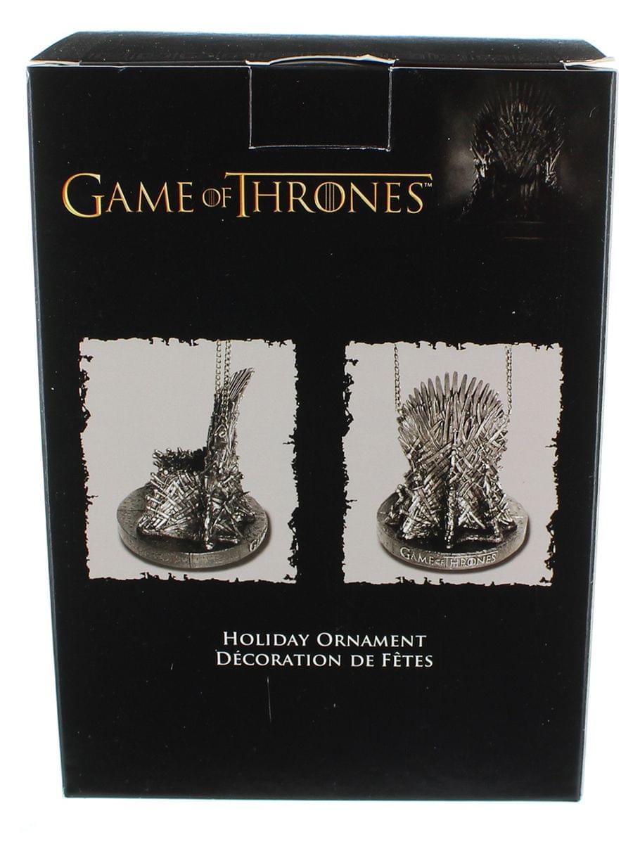 Game of Thrones 4.25" Resin Throne Holiday Ornament