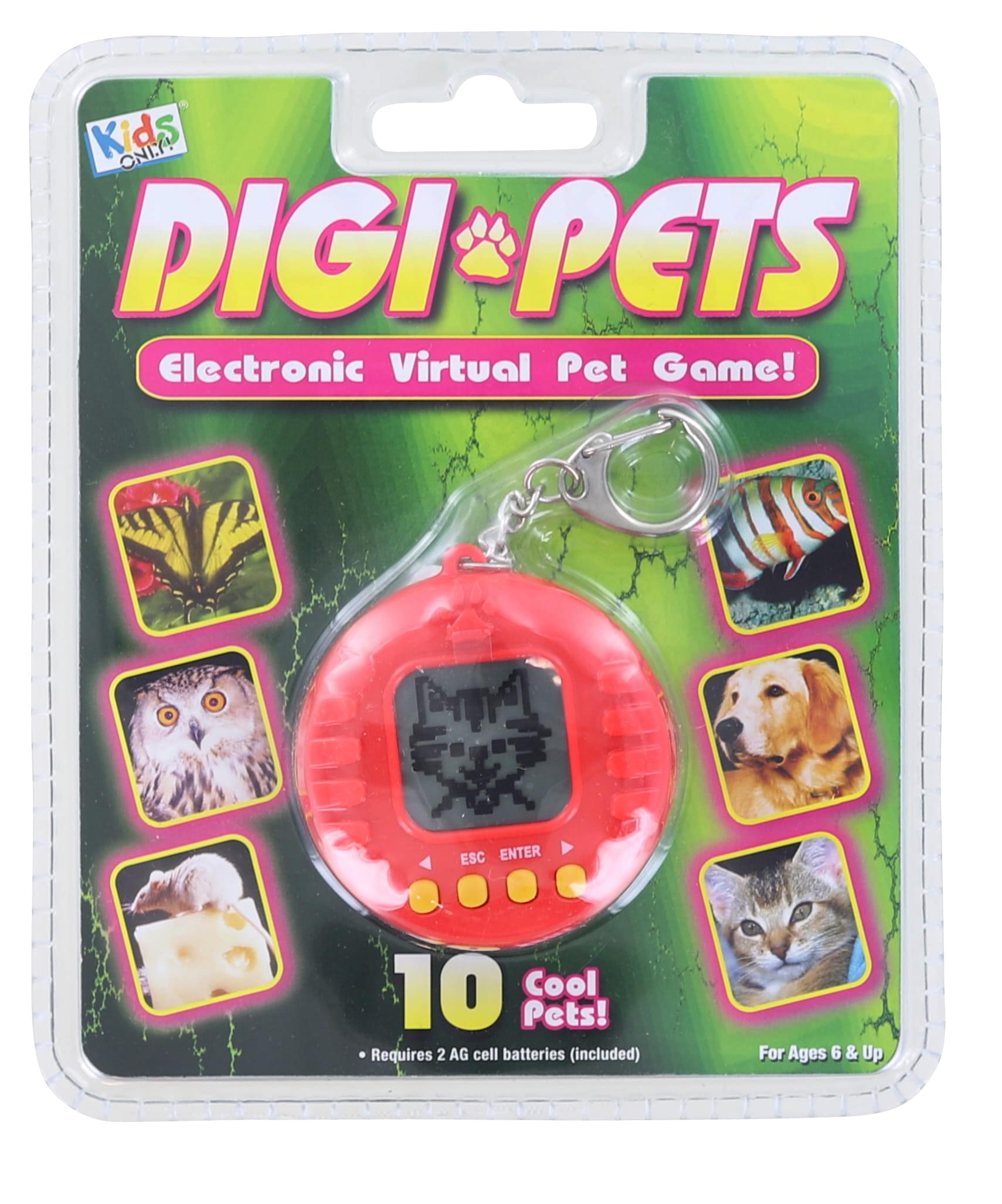 Digi Pets Electronic Virtual Pet Game | Red
