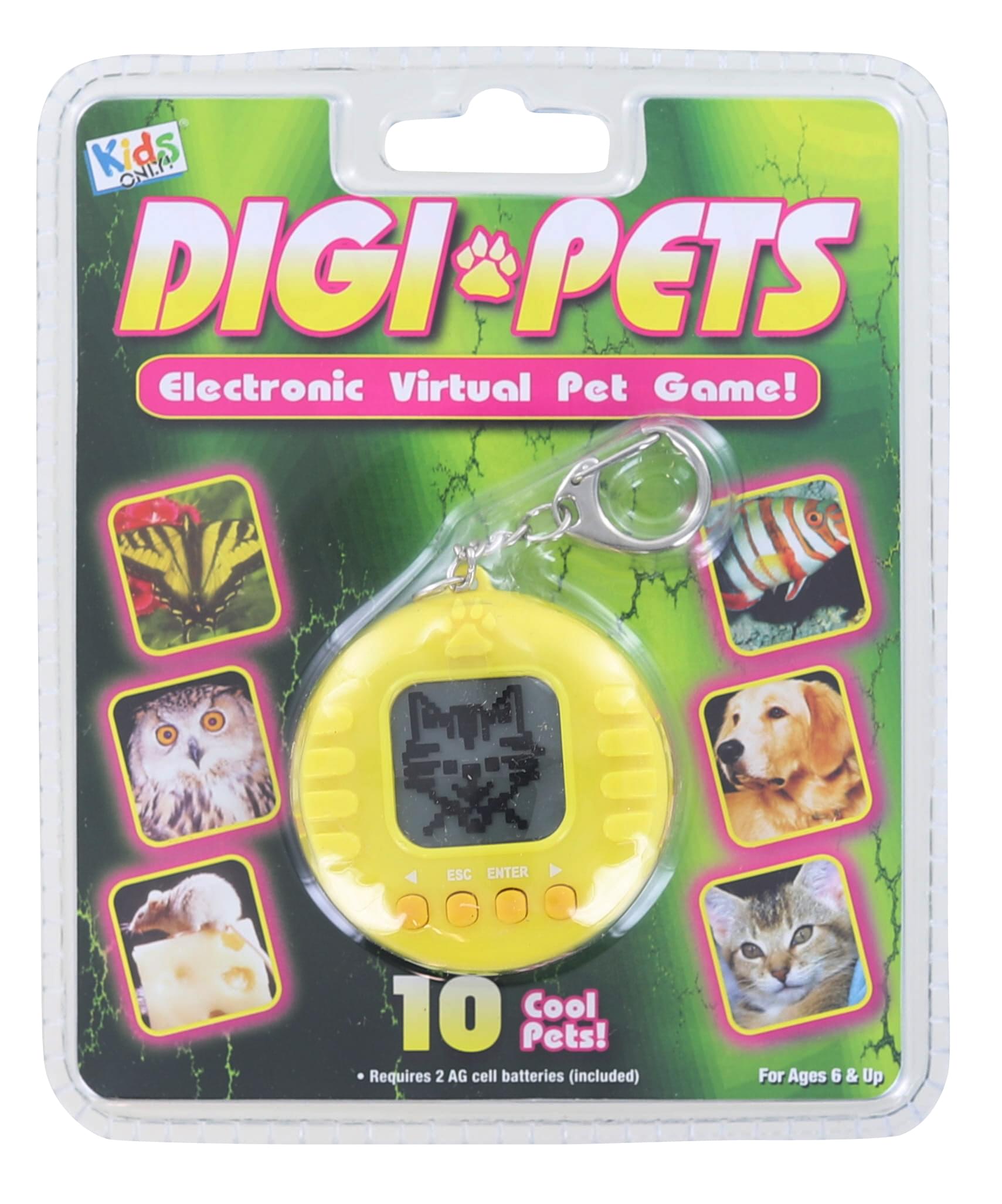 Digi Pets Electronic Virtual Pet Game | Yellow