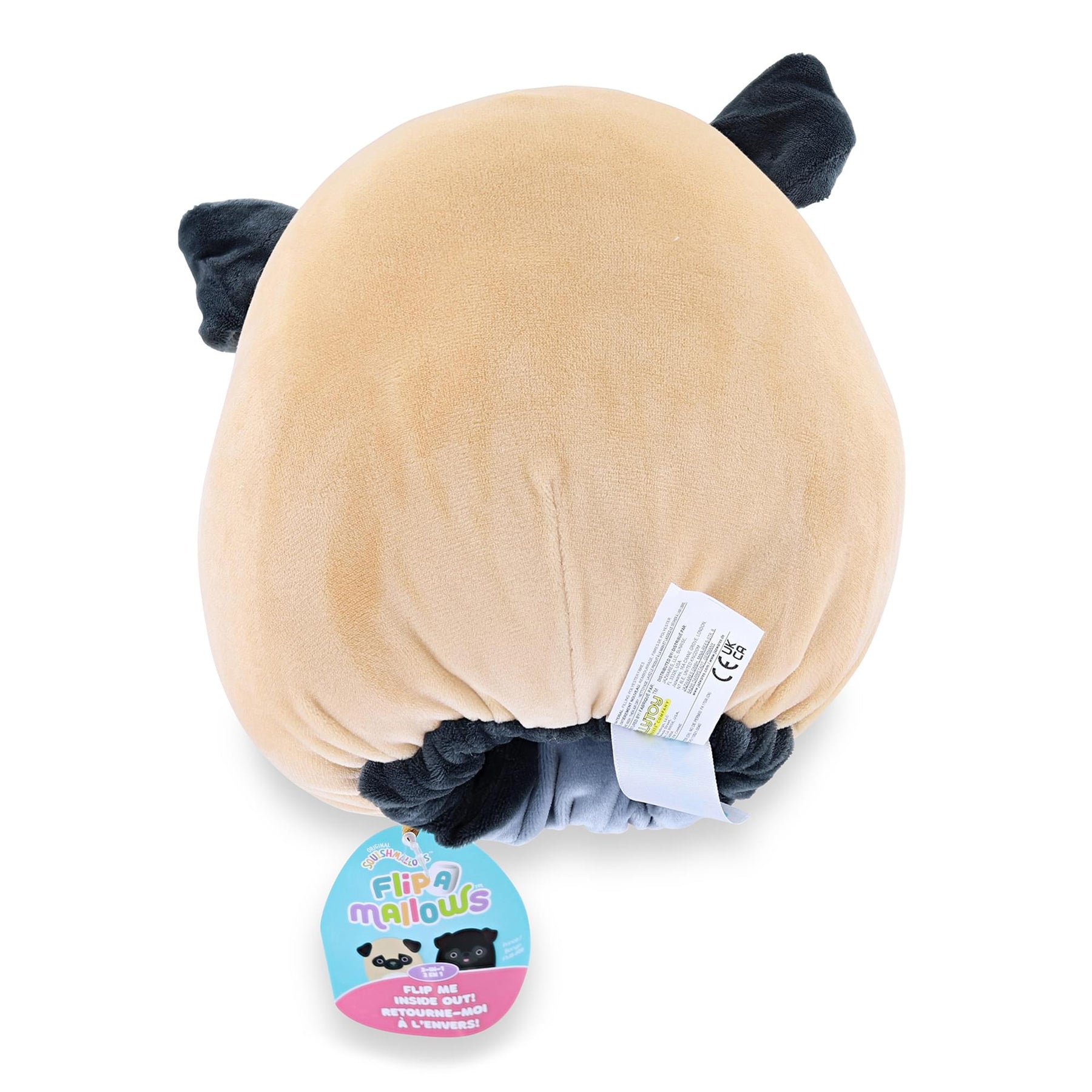 Squishmallows Official Kellytoys Plush 8 Inch Prince the Pug