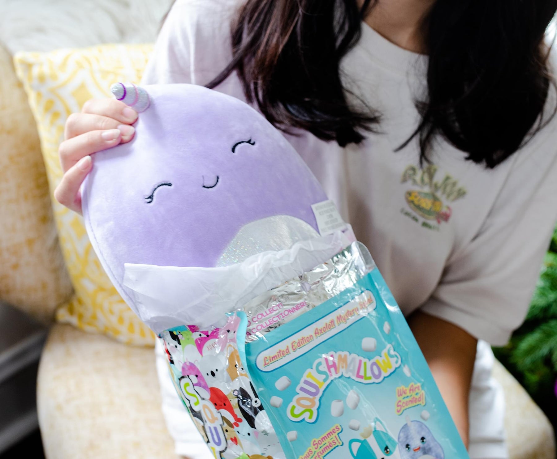 Squishmallow Axolotl Mystery Squad 8 Inch Blind Bag Mini Plush | One Random