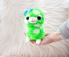 Cute and Cuddly 6 Inch Alpaca Plush | Green