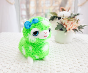 Cute and Cuddly 6 Inch Alpaca Plush | Green