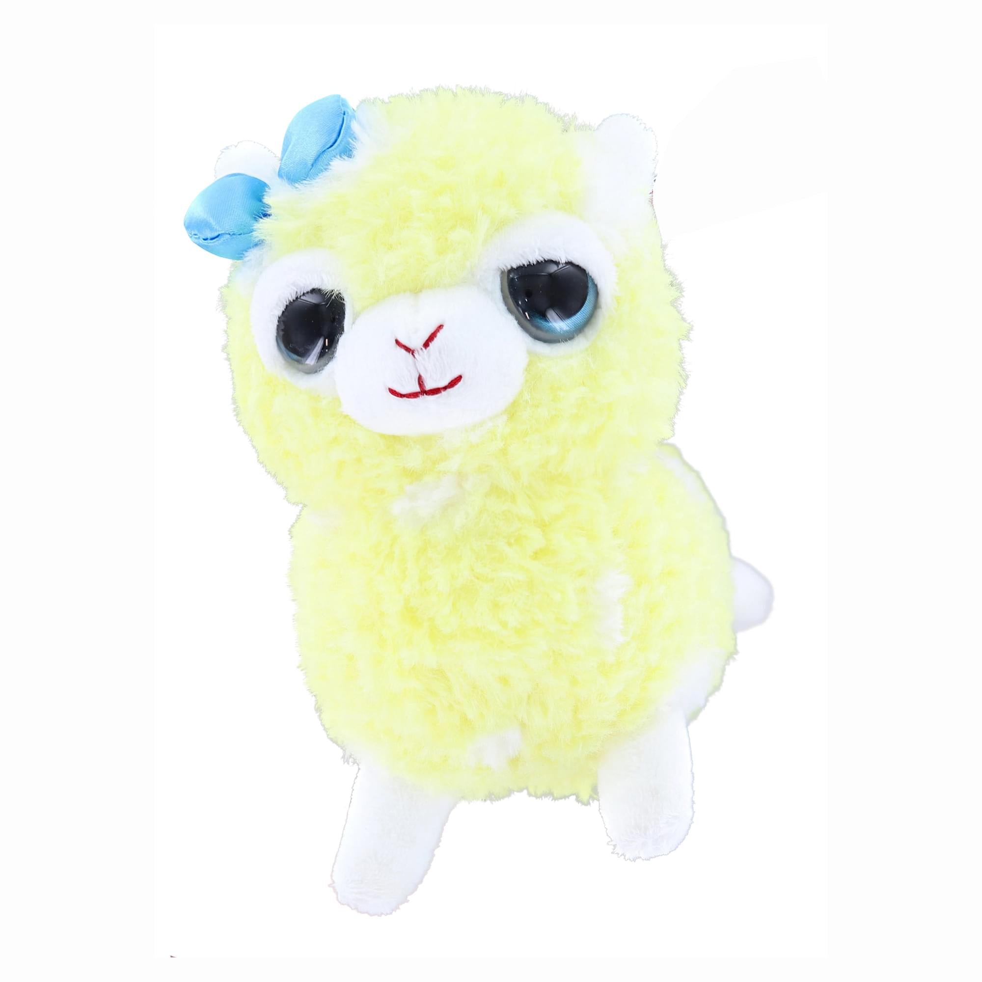 Cute and Cuddly 6 Inch Alpaca Plush | Light Yellow