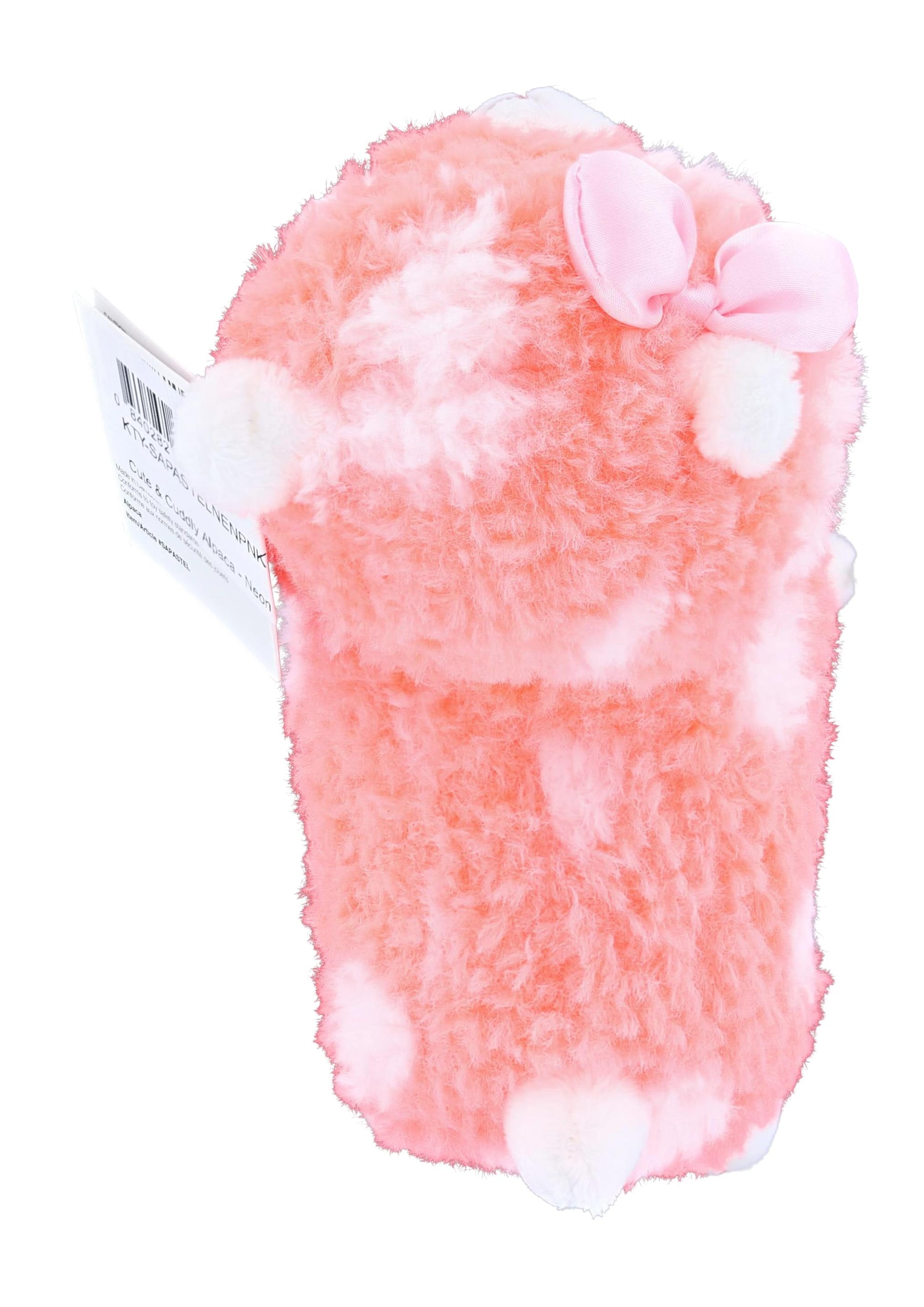 Cute and Cuddly 12 Inch Alpaca Plush | Neon Pink
