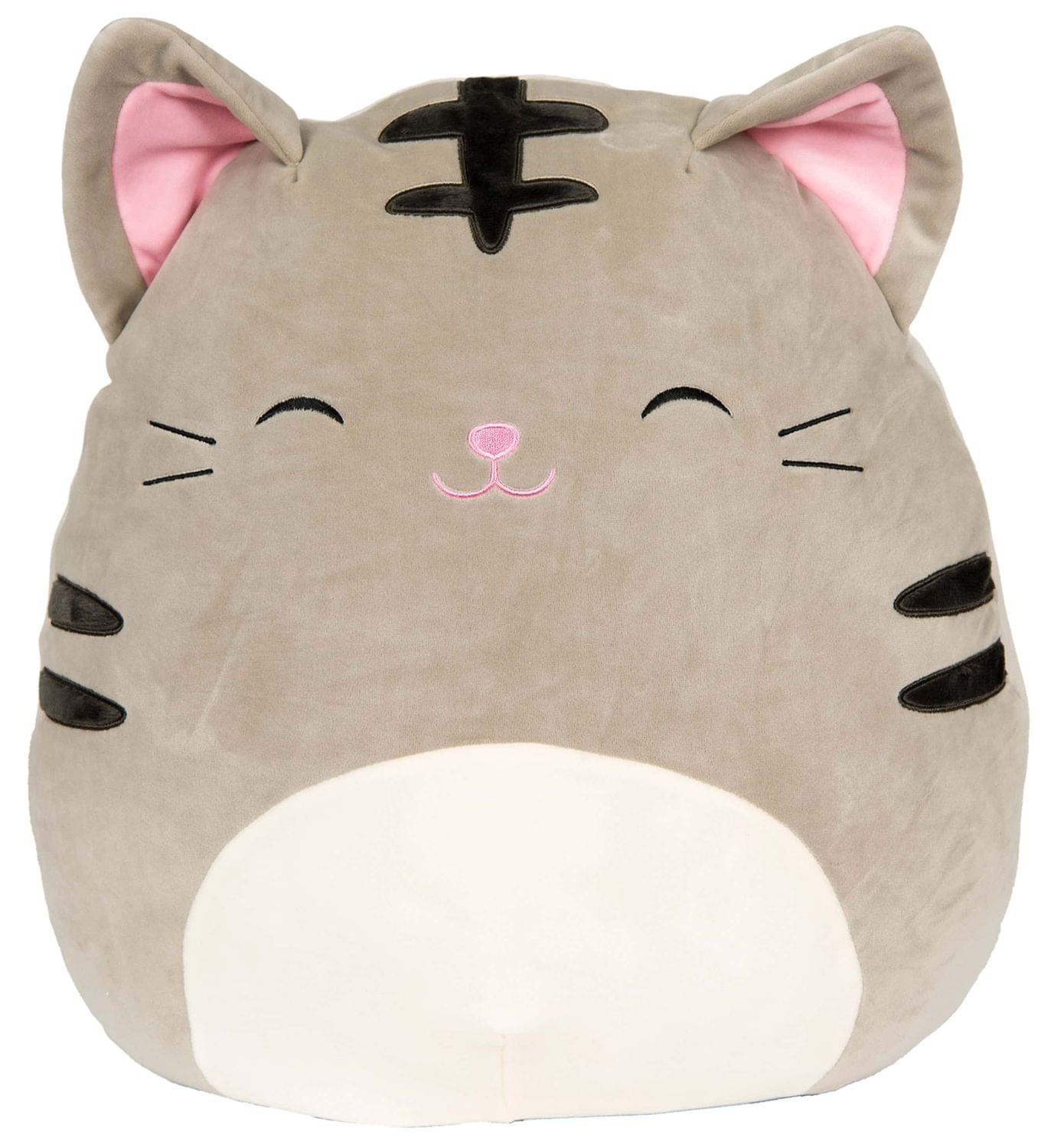 Squishmallow 8 Inch Plush - Tally the Grey Cat