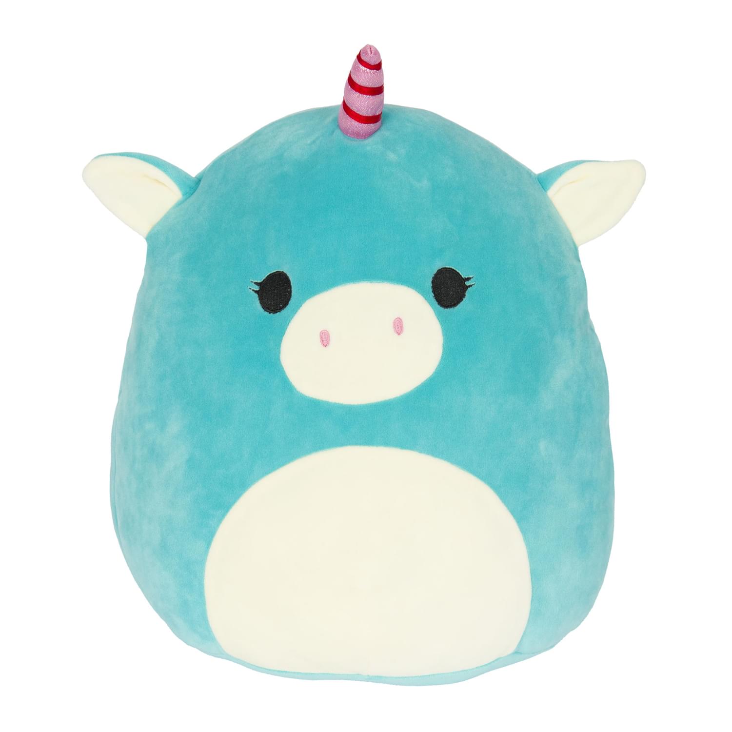 Squishmallow 16 Inch Pillow Plush | Ace the Turquoise Unicorn