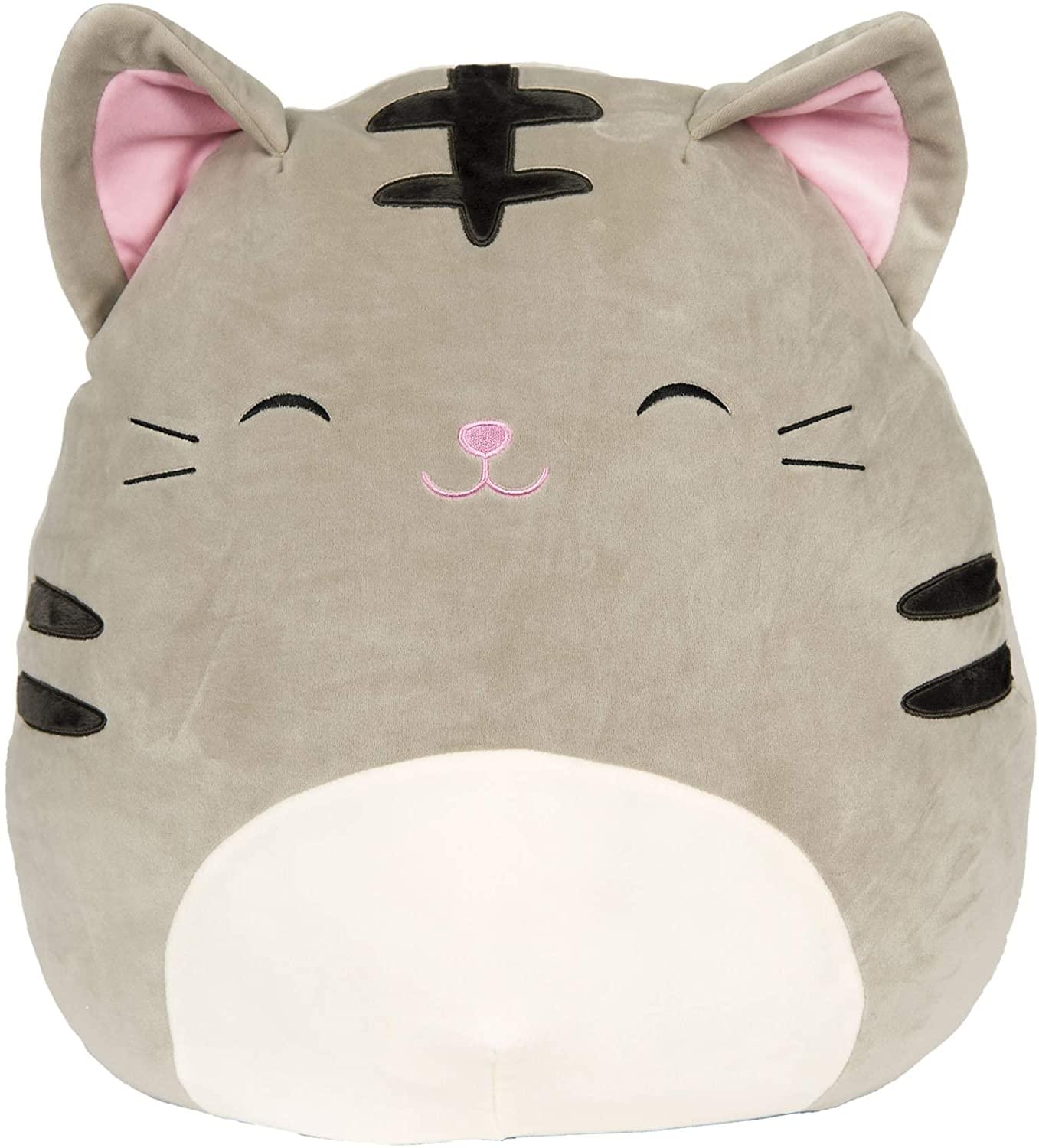 Squishmallow 20 Inch Plush | Tally the Grey Tabby Cat