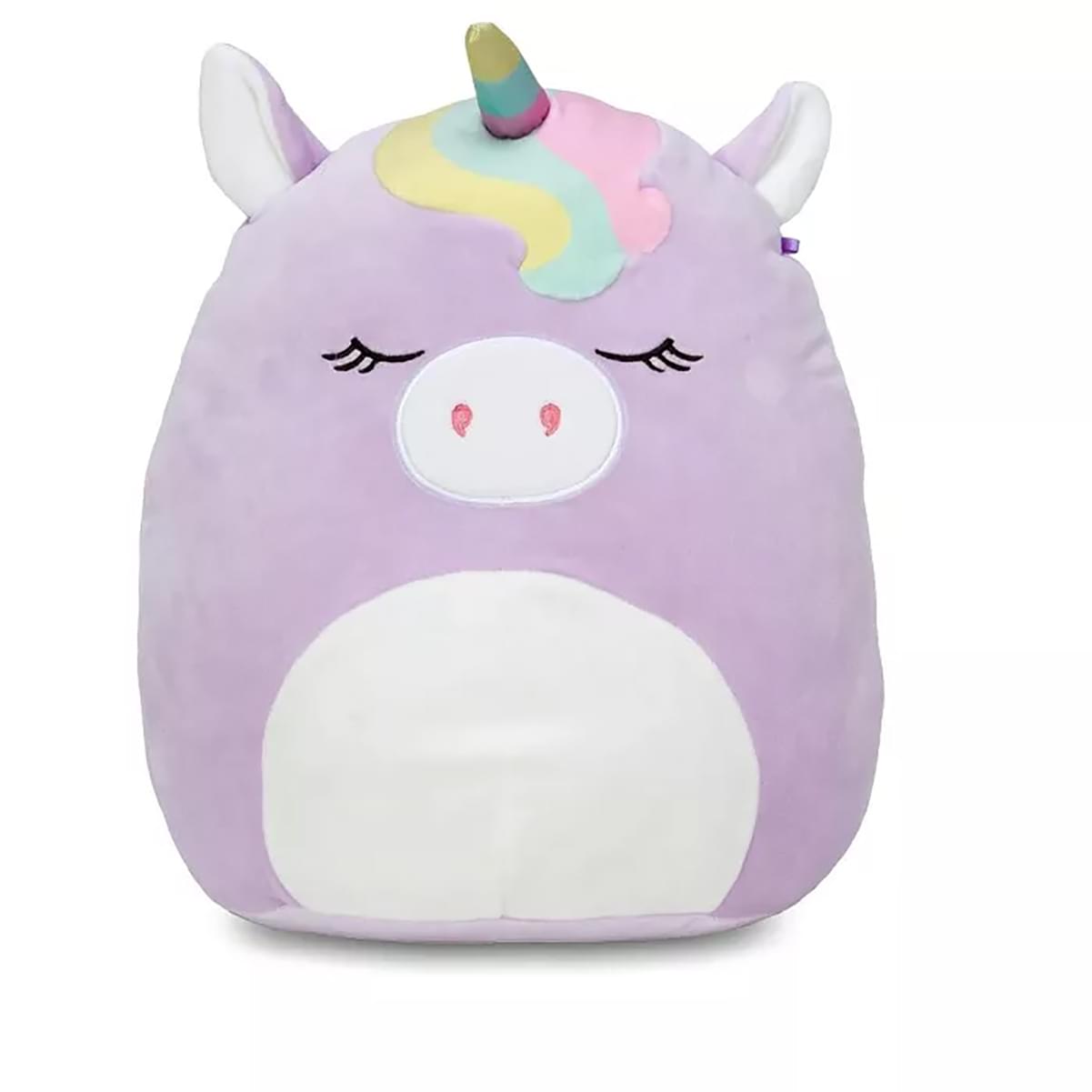 Squishmallow 5 Inch Plush | Sylvia the Purple Unicorn w/ Rainbow Bangs