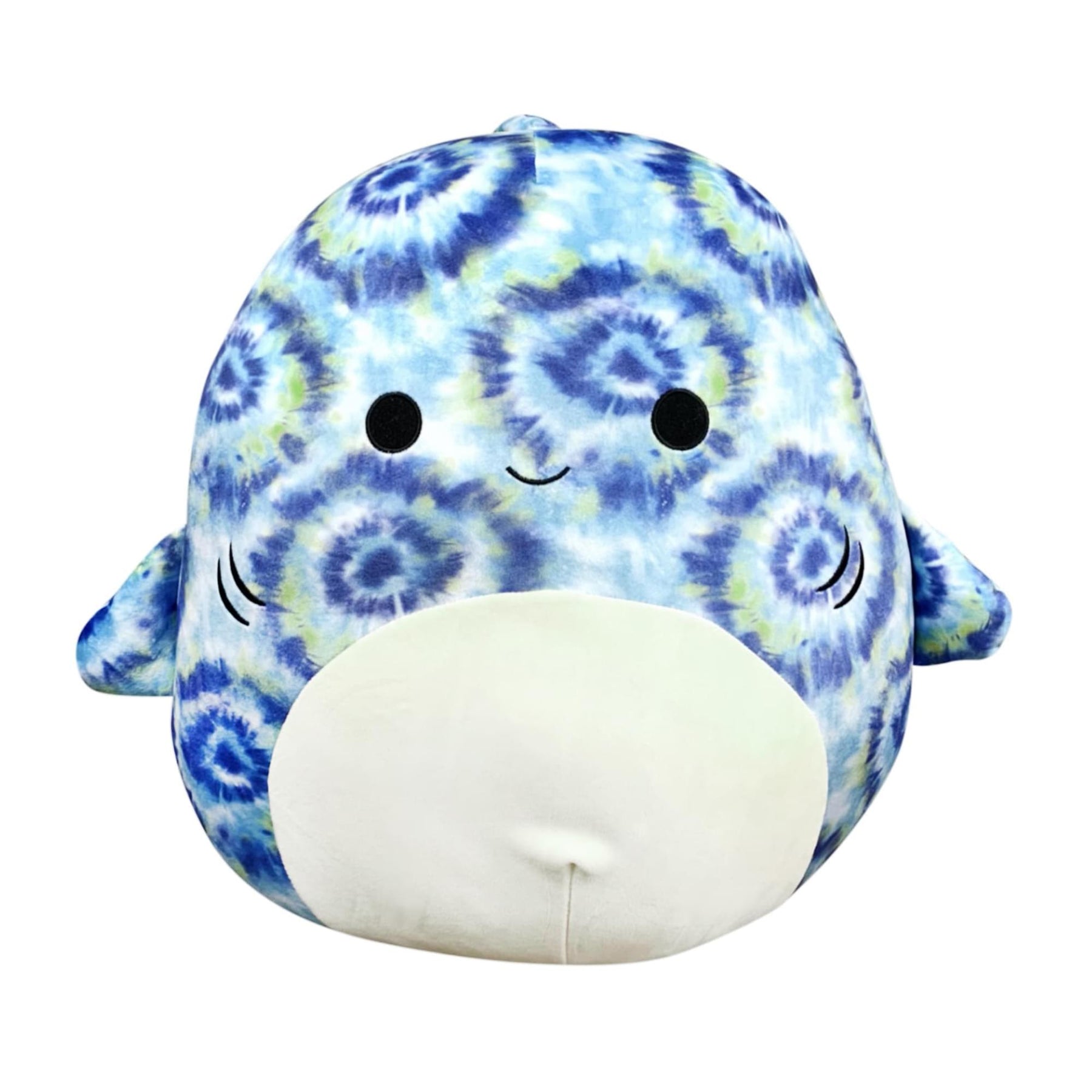Squishmallow 20 Inch Plush | Luther the Tie Dye Blue Shark