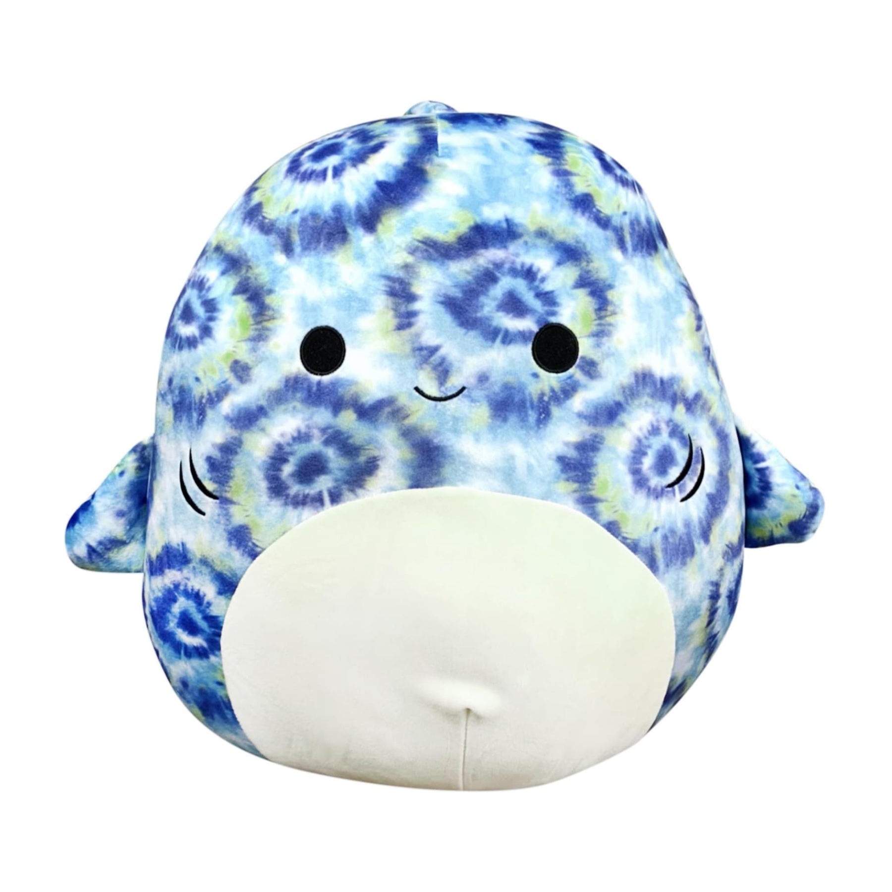 Squishmallow 24 Inch Plush | Luther the Tie Dye Blue Shark