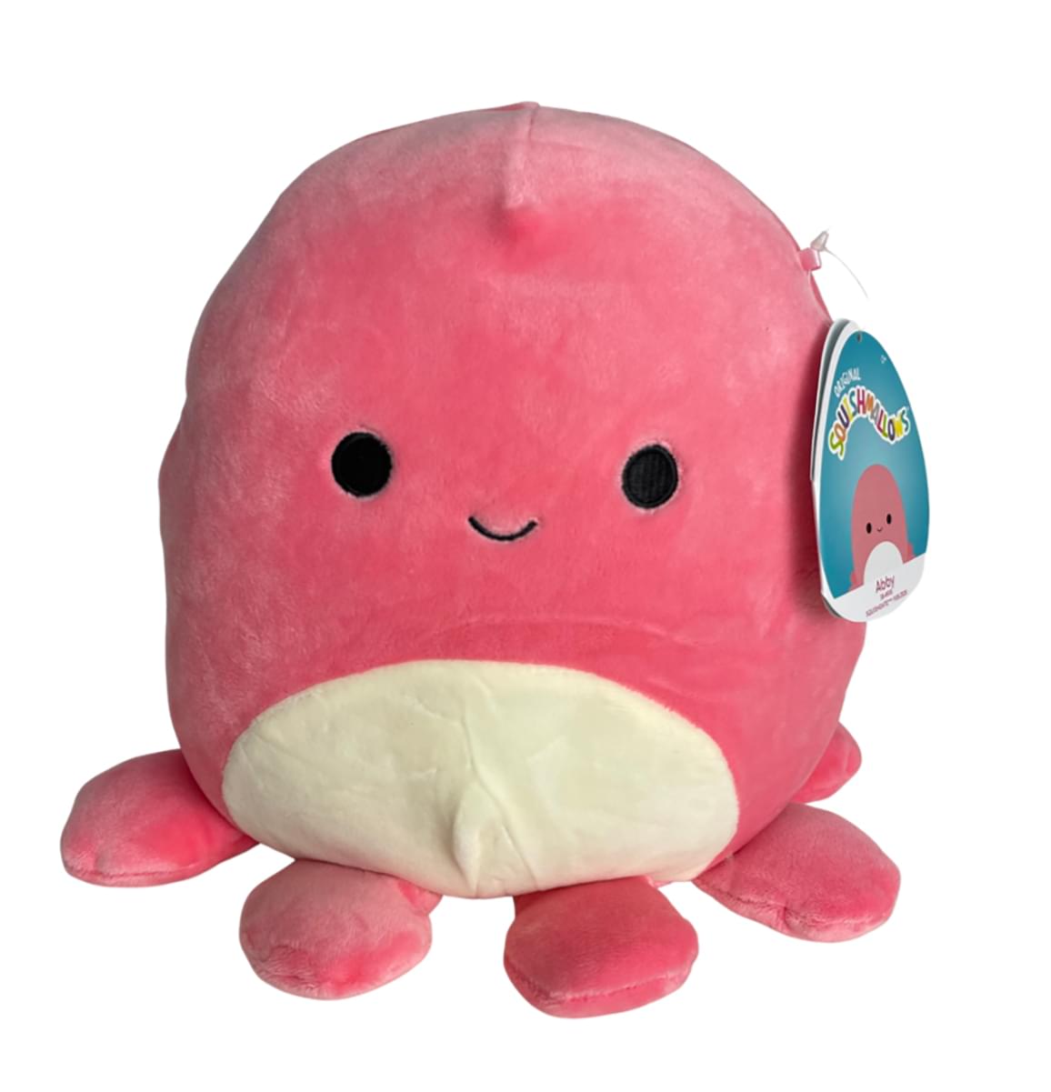 Squishmallow 12 Inch Plush | Abby The Pink Octopus