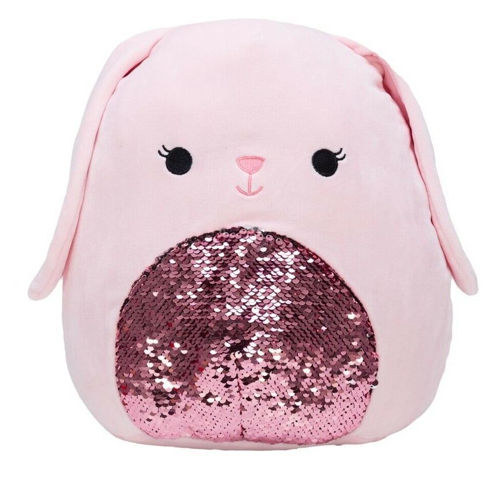 Squishmallow 16 Inch Easter Plush With Sequin Belly |  Bunny Bop