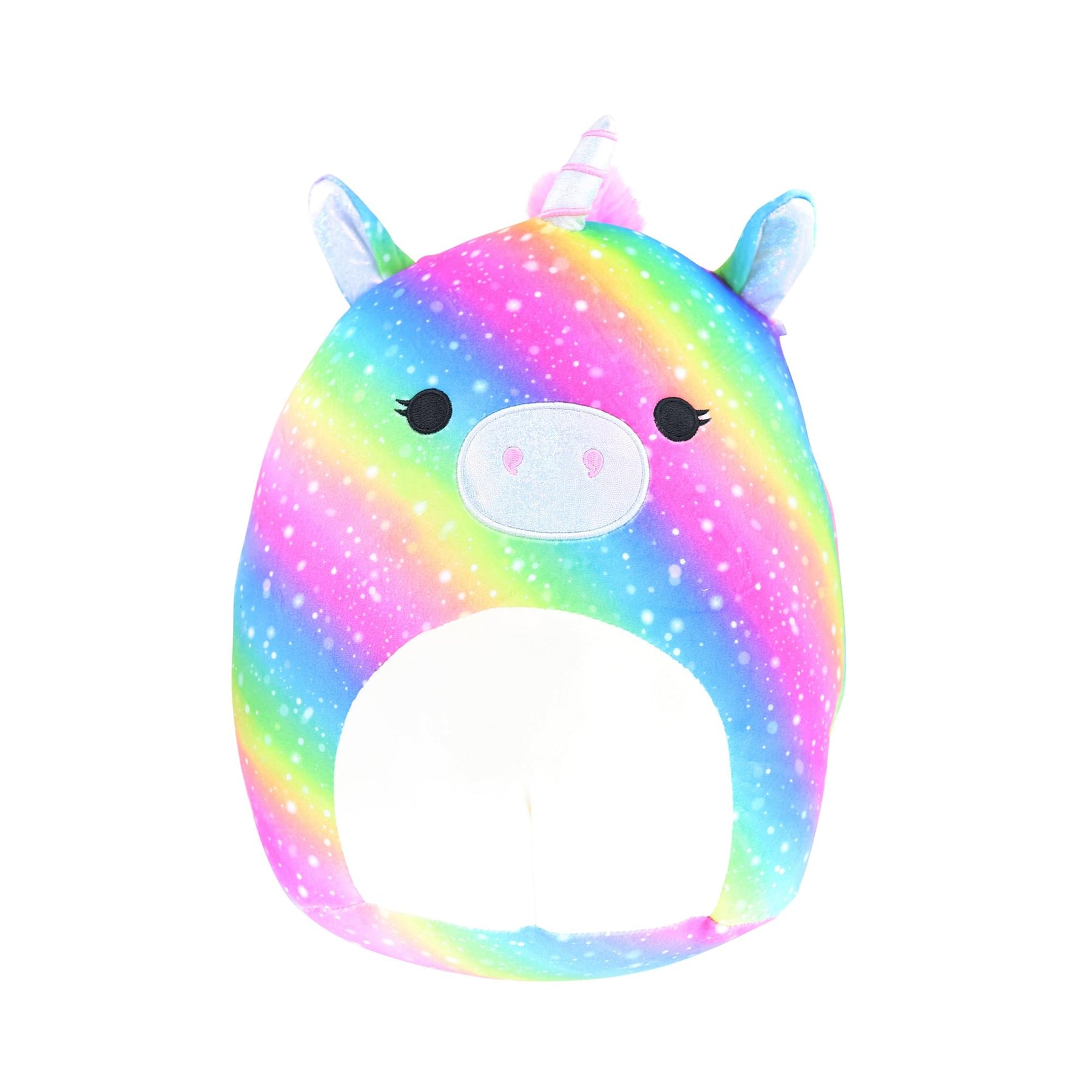 Squishmallow 16 Inch Plush | Prim The Pride Unicorn Rainbow With Love Belly